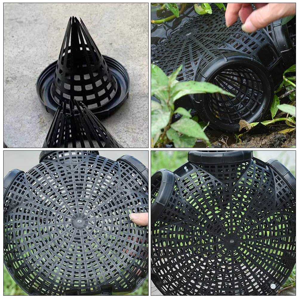 

Portable Crawfish Trap Reusable Fishing Net Eel Cage Saltwater Freshwater Shrimp Catcher Crab Mesh Bait Keeper Foldable