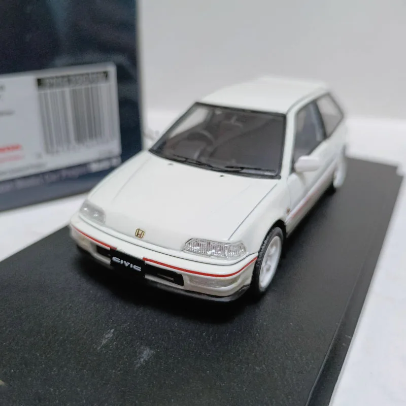 Diecast 1:43 Scale Civic EF9 SiR II Simulation Resin Toy Car Model Gift Souvenir Classic Collection Static Decoration