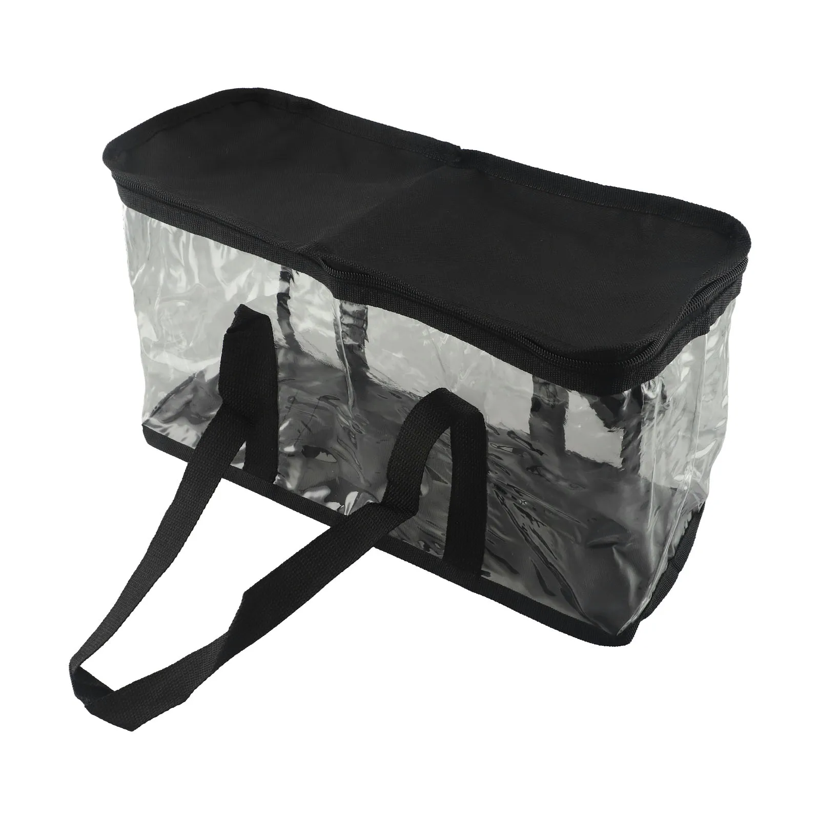 1pc Clear Tote Bag Transparent Shoulder Bag Large Capacity Tool Bag Waterproof PVC With Removable Adjustable Strap
