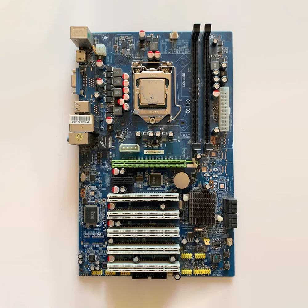 Pour carte mère de contrôle industriel Intel ATX-I6314A (BD) avec plusieurs ports série double PCI 5 PCI H61 LGA 1155