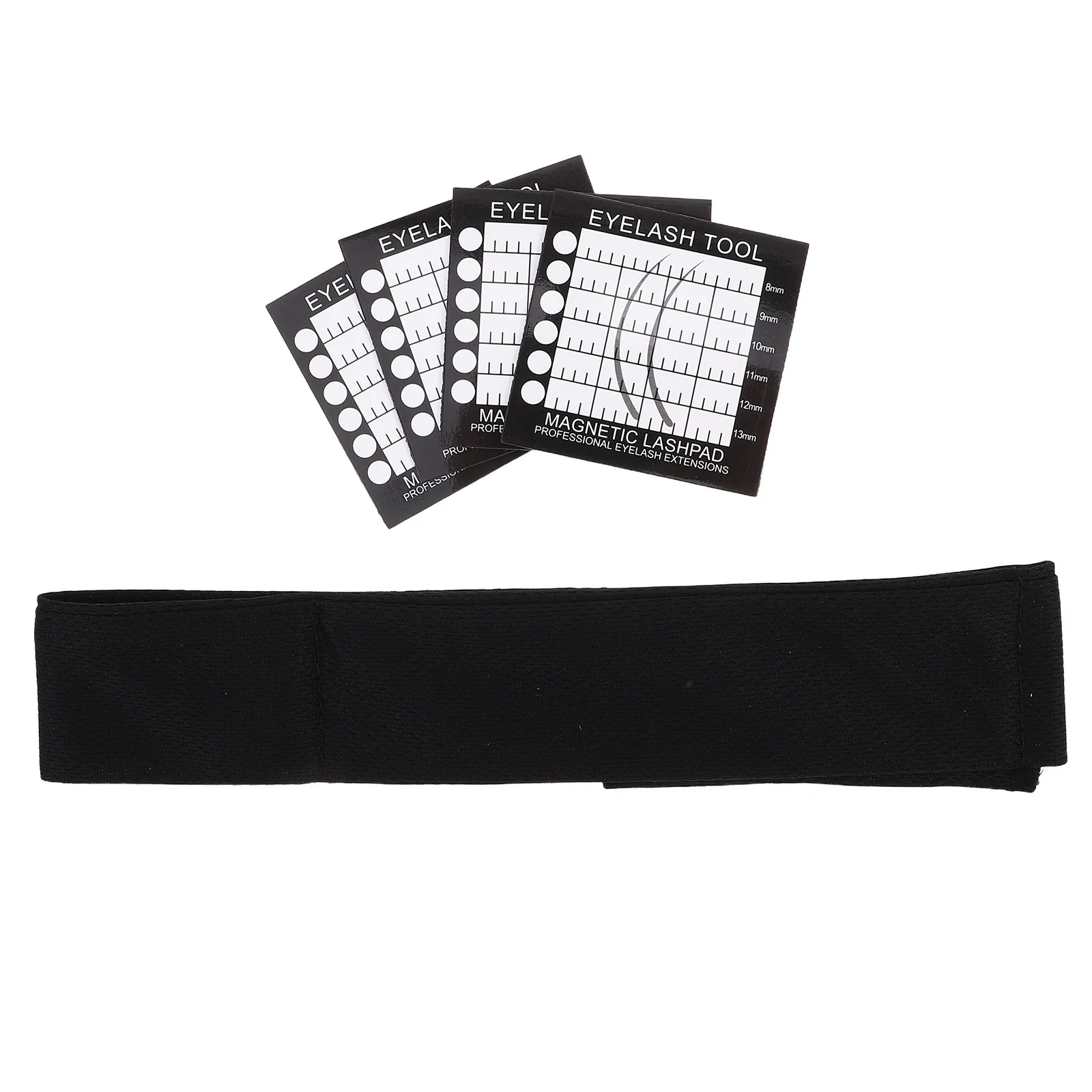 مجموعة واحدة من صندوق تخزين حامل الوسادة المغناطيسية لتمديد الرموش بتصميم مدمج لفناني الرموش الاحترافي، حقيبة تنظيم محمولة مع #3