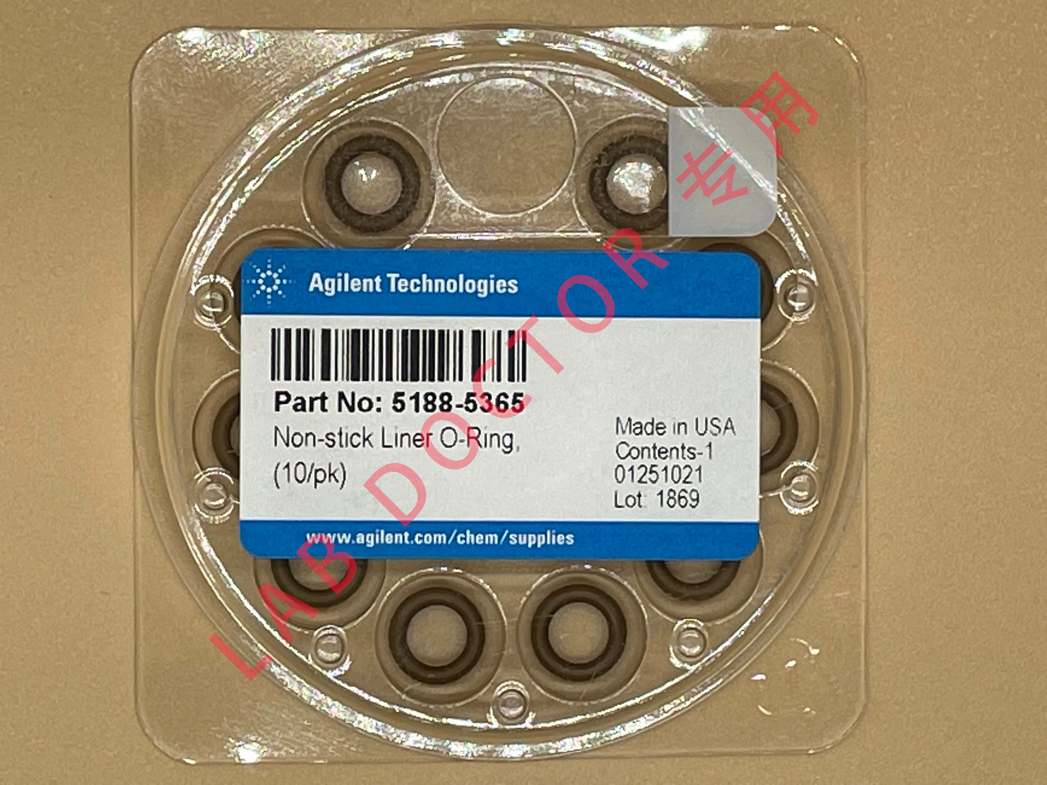 Anjielun's phase chromatography does not stick to the sample O-ring 5188-5365,5190-2269