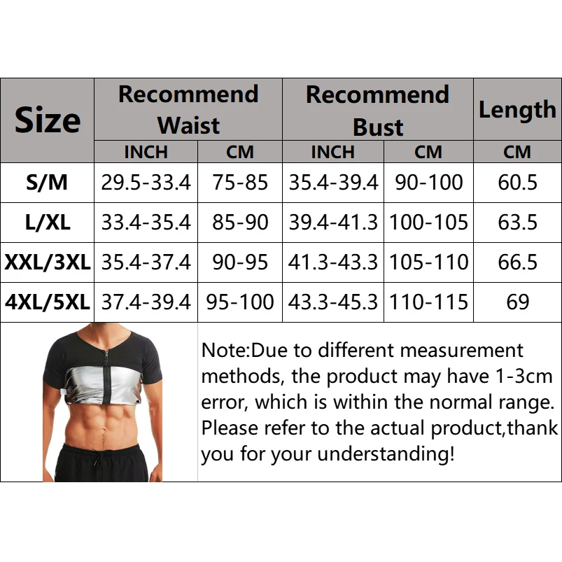 Mens Shaper Workout Shirt Short Sleeve Slimming Sauna Sweat Tank Tops Shapewear Silver ion coating Fat Burn Thermo Shirt Corsets