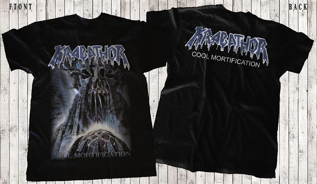 New T shirt KRABATHOR Cool concert short sleeve 2 side NL2665