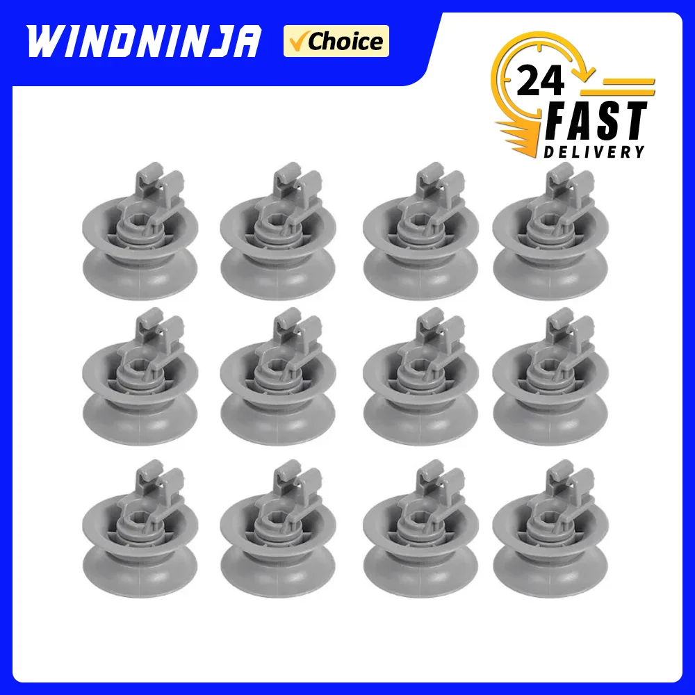 12PCS Universal Dishwasher Basket Wheel For Neff For Bosch For Constructa For Indesit Top Basket Fit Replacement Part