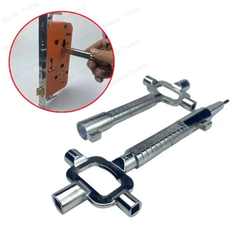 

Sliver Locksmith Tool Multi Purpose Lock Cylinder Gauge Cam Turner Spindle Turner Removal Cylinder Locksmith Tool Accessories