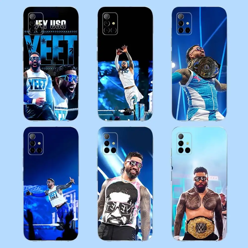 

J-Jey U-Uso YEET Phone Case For Samsung S 23,22,10,9,8 A 71,52,51,30,21S,12 PIus,E,Lite Note20 Ultra Clear Soft