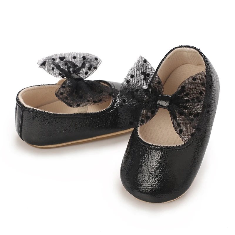 

Новая весенне-осенняя обувь для новорожденных от 0 до 18 месяцев с мягкой подошвой и милым бантом, противоскользящая обувь с мягкой подошвой для первых прогулок, детская обувь