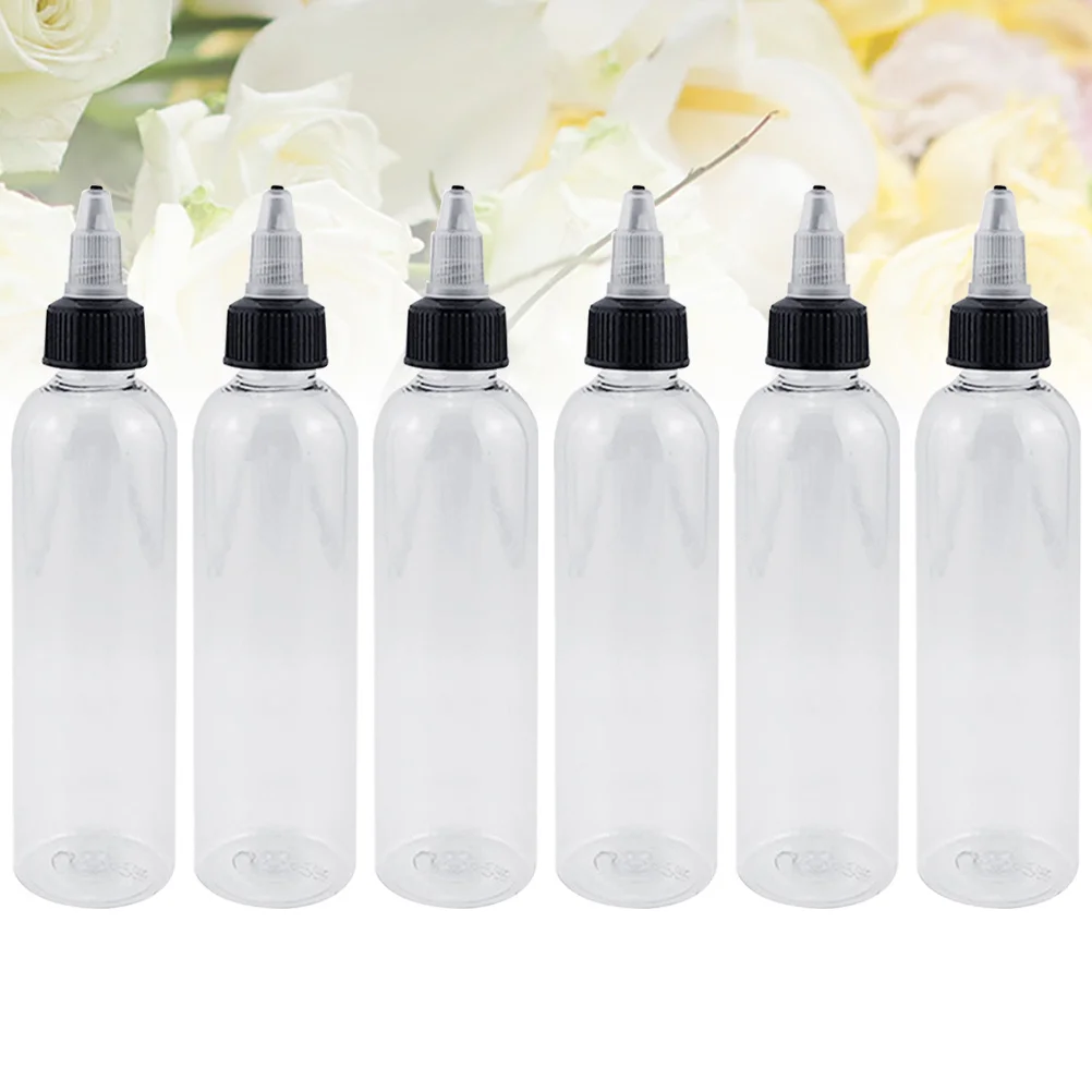 

15 шт., прозрачные бутылки с чернилами, 60 мл, большая емкость, герметичные пластиковые бутылки для хранения пигментов для удержания чернил