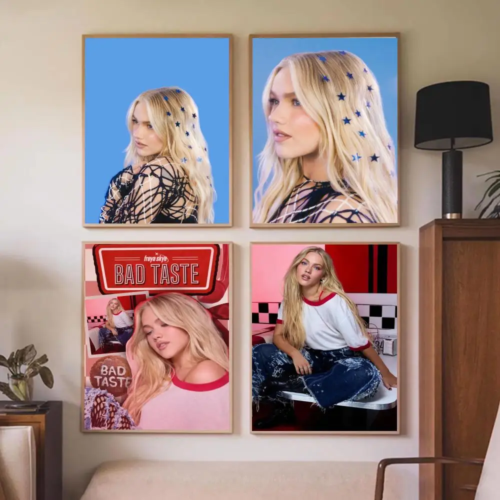 Popular Singer F-Freya Skye Poster Contemporary Wall Art  Print for Bedroom Living Room Home Decor Gift Artwork