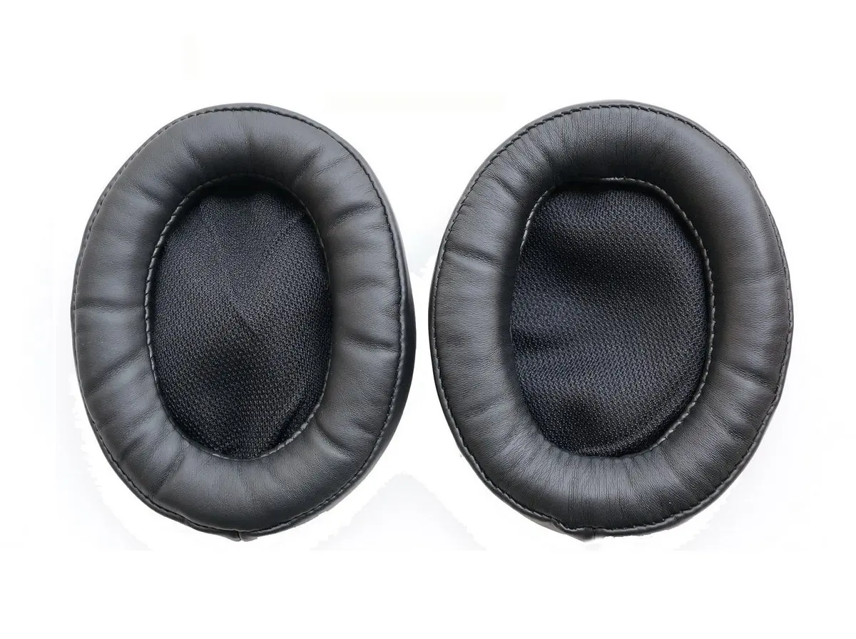 Replacement Earpads Leather Cushion Repair Parts for DENON AH-NC800 AH-D1100 AH-A100  Headset (Earmuffs 1 Pair)