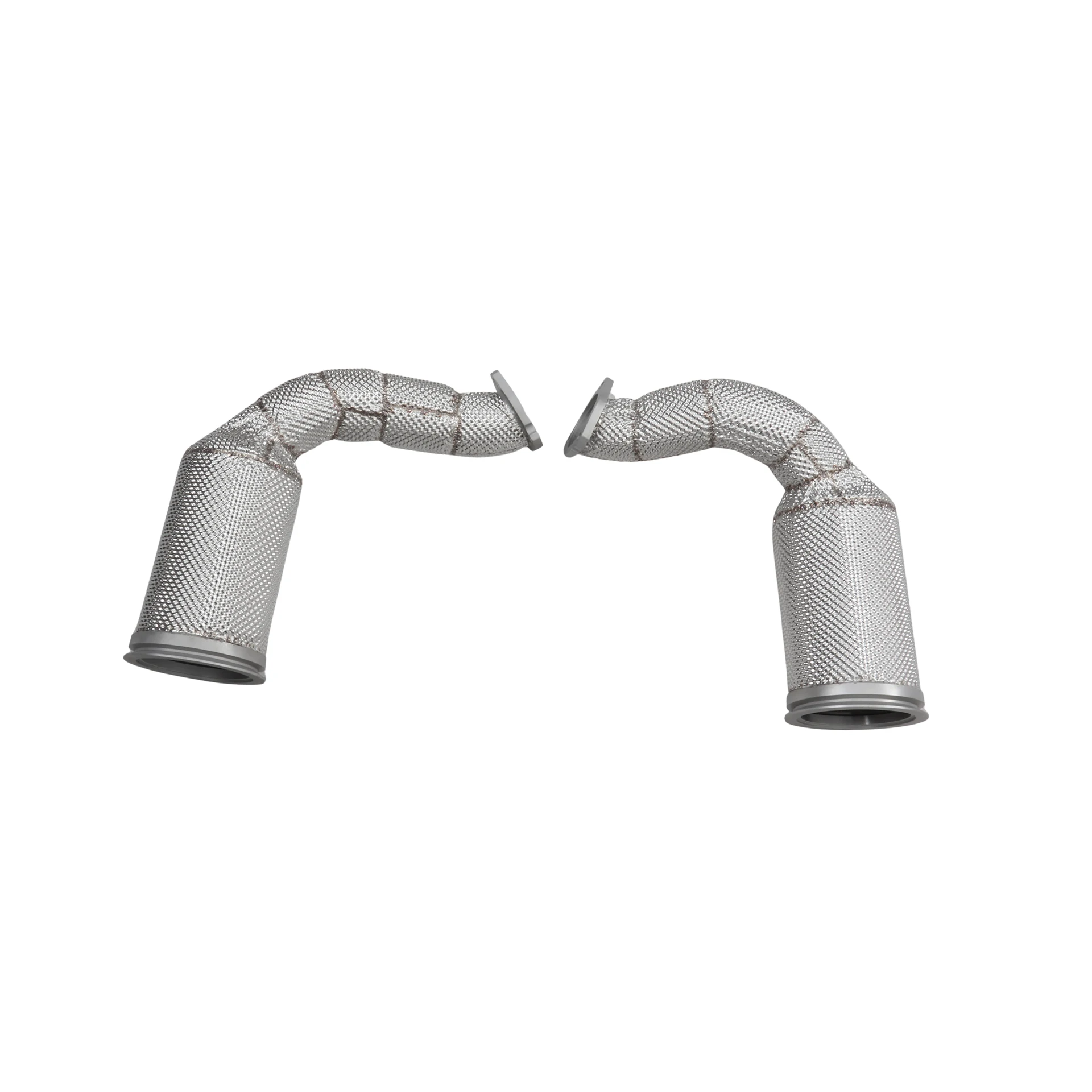 YT for Lamborghini URUS 4.0 Exhaust Downpipe - High Performance Catted Pipe With Heat Shield