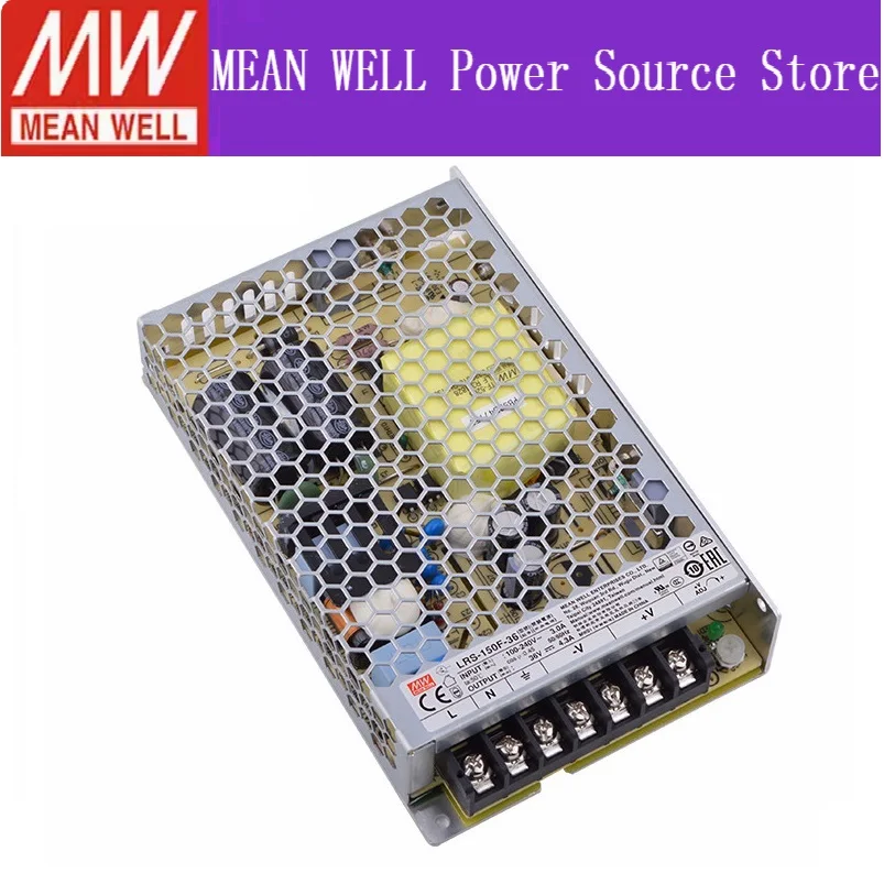 MEAN WELL LRS-150F-24 156W 24V6.5A mean well LRS-150F series 150W Single Output Switching Power Supply 150