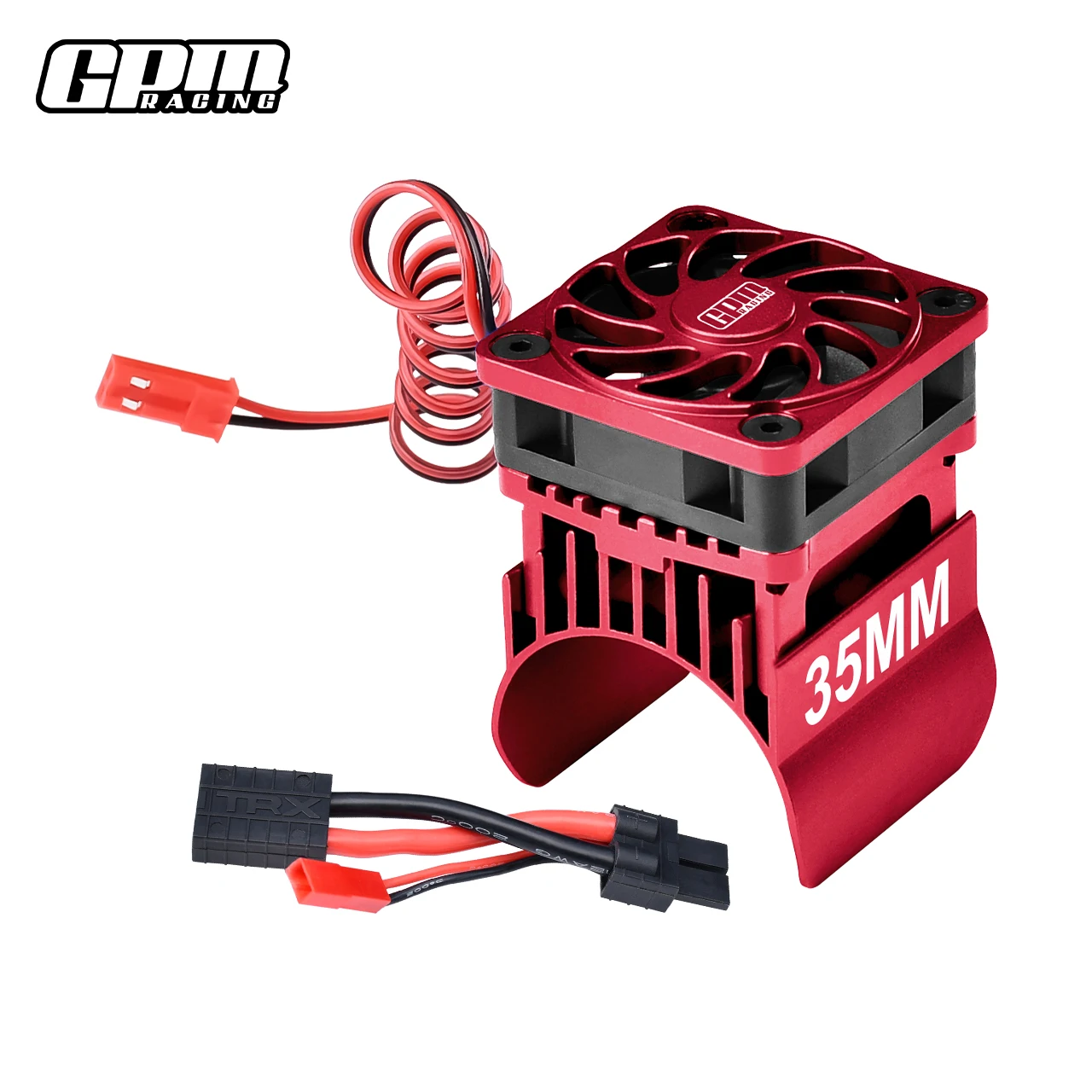 GPM legering koelventilator en 35 mm motorkoellichaam voor TRAXXAS Mini Maxx