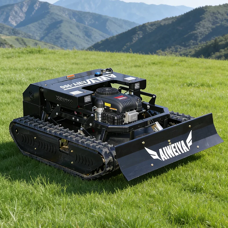 

Customized professional high-performance remote-controlled lawn mower with multifunctional track mower