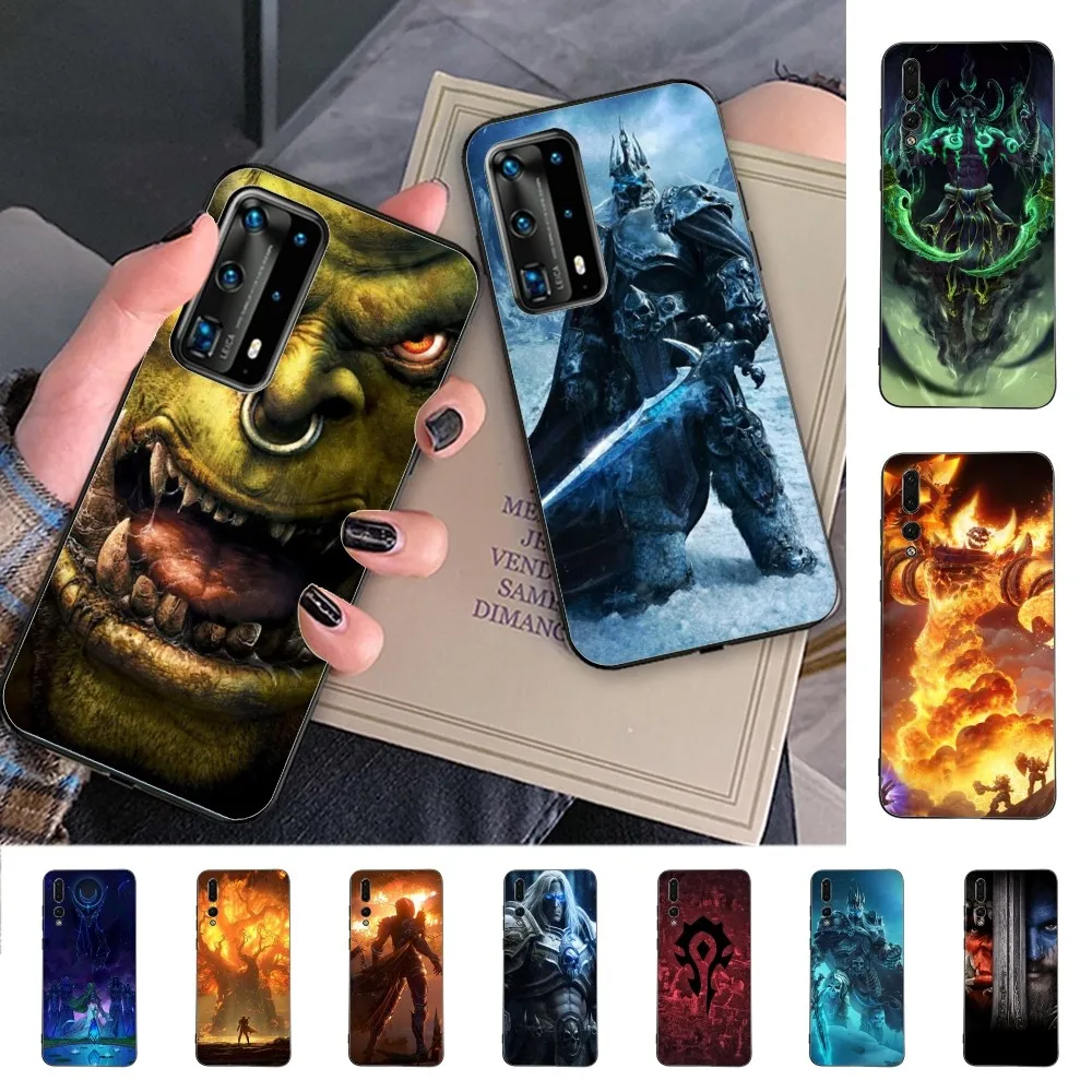 W-World Of W-Warcraft Phone Case For Huawei P 8 9 10 20 30 40 50 Pro Lite Psmart Honor 10 Lite 70 Mate 20lite