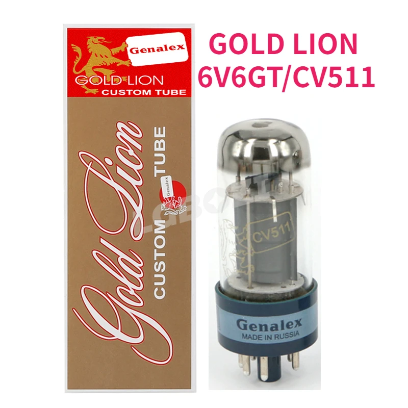 Vacuum Tube GOLD LION 6V6GT/CV511 Replacement 6P6P Tube Factory Tested Precision Matching DIY Tube Amplifier