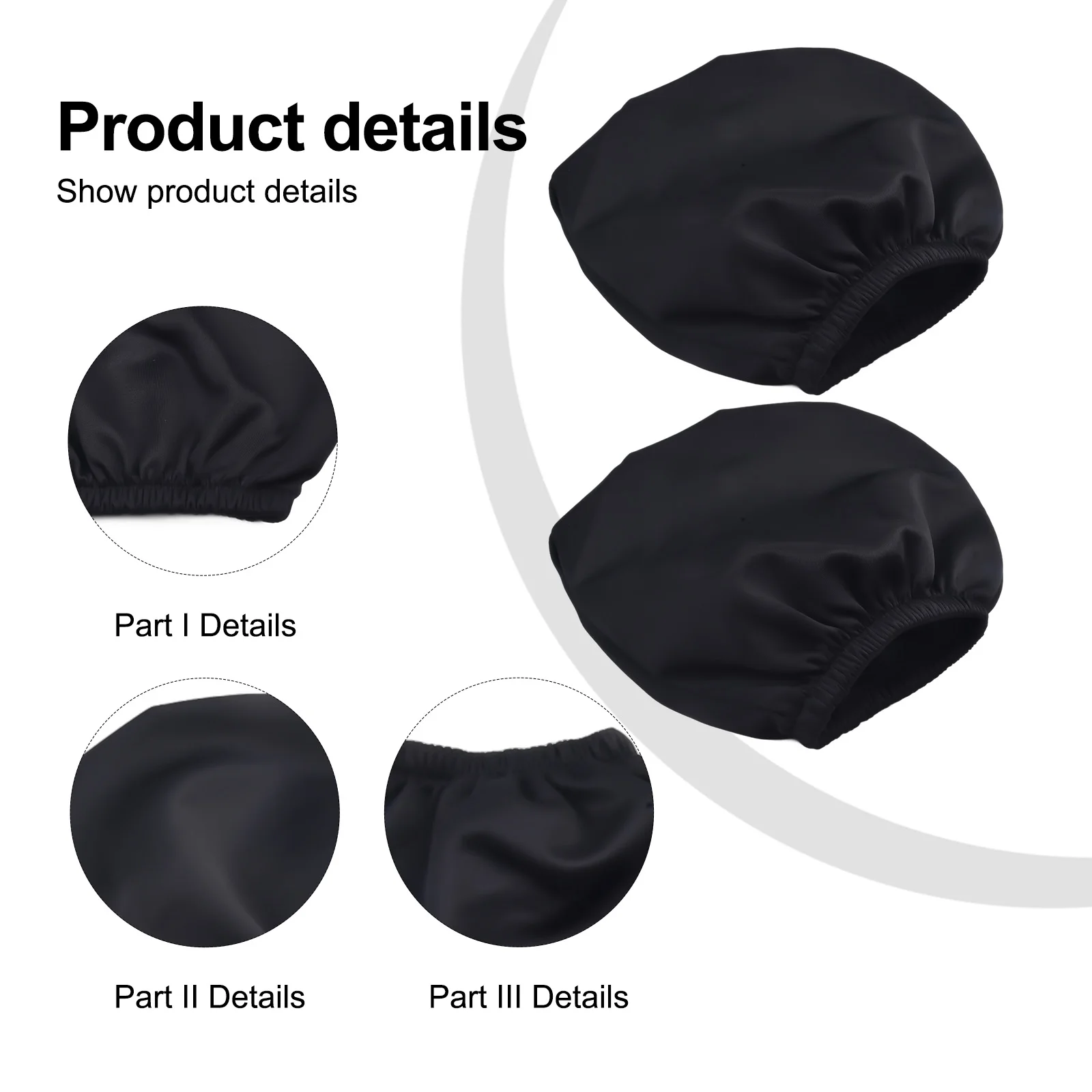 4 قطع من أغطية مسند الرأس المصنوعة من القماش الفاخر للسيارات والشاحنات وسيارات الدفع الرباعي والحماية الأنيقة للسيارات لسيارتك الداخلية