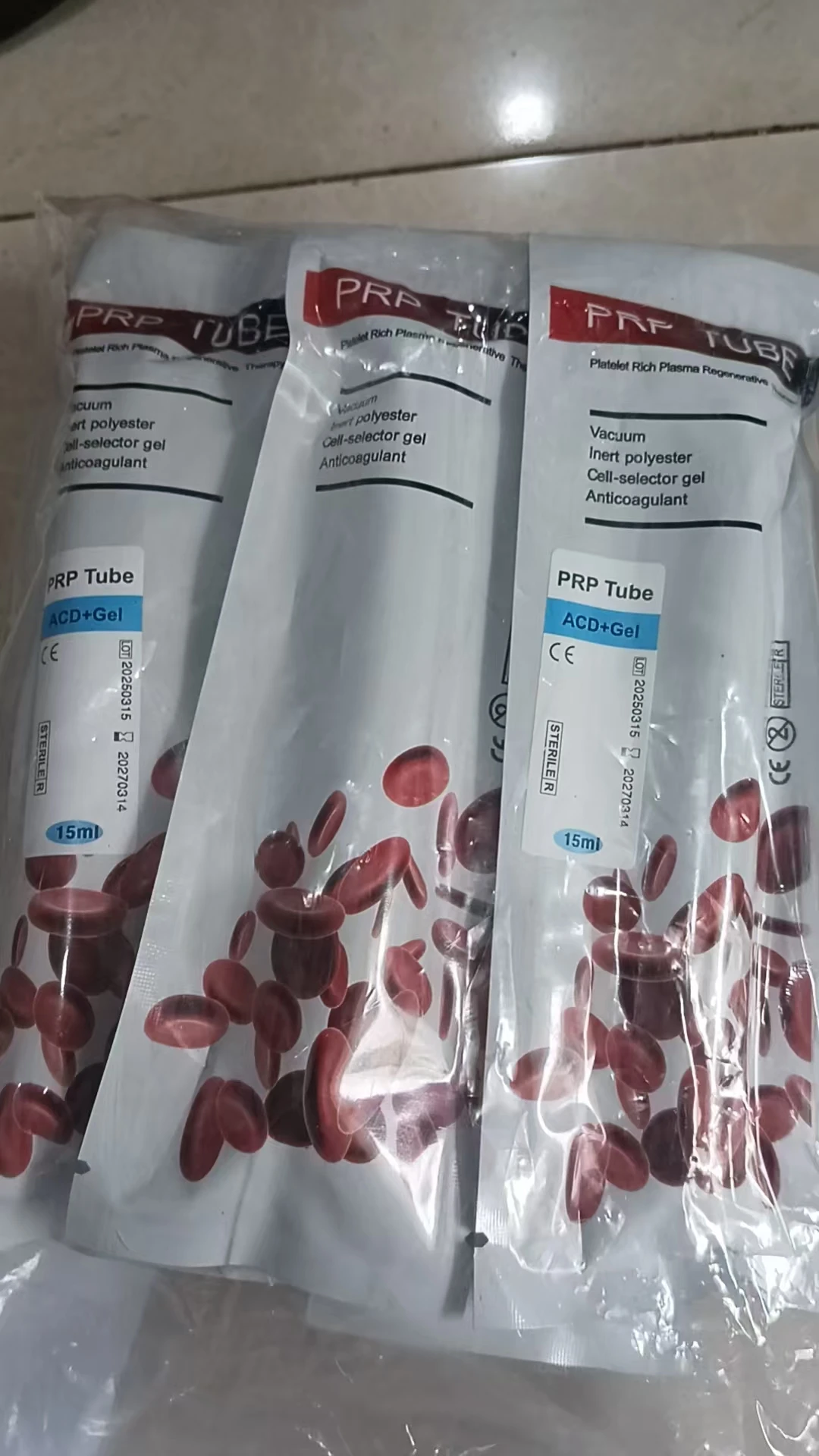 

PRP TUBE vacuum blood collection tube ACD+Gel ACD+Gel+Biotin ACD+Gel+BIOTIN