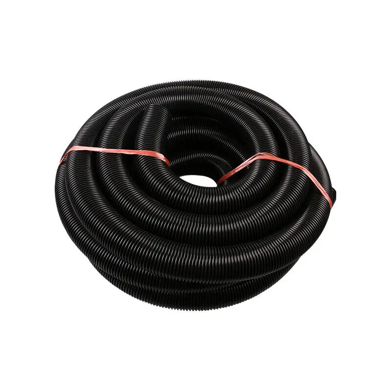 1M Length 38mm Inter Diameter Industrial Universal Vacuum Cleaner Black Hose