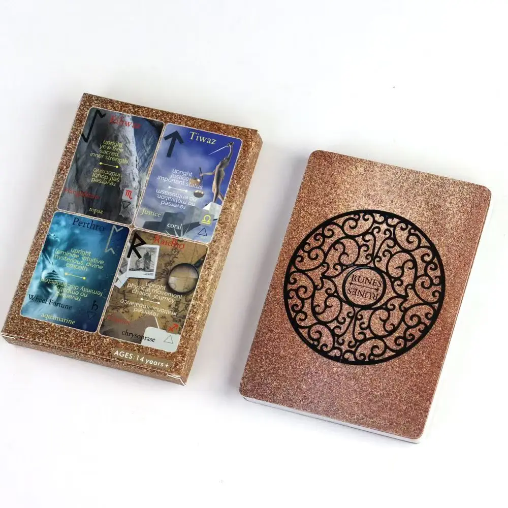 

Набор рун AncientWisdom, 25 карт, размер 10,4*7,3 см, с указанием прямого и обратного смысла