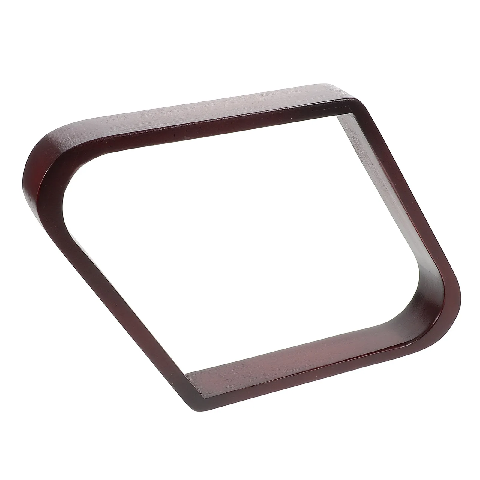 

Wooden 9 Ball Billiard Diamonds Rack Vintage Solid Wood Pool Table Ball Holder Triangle Balls Rack Accessories