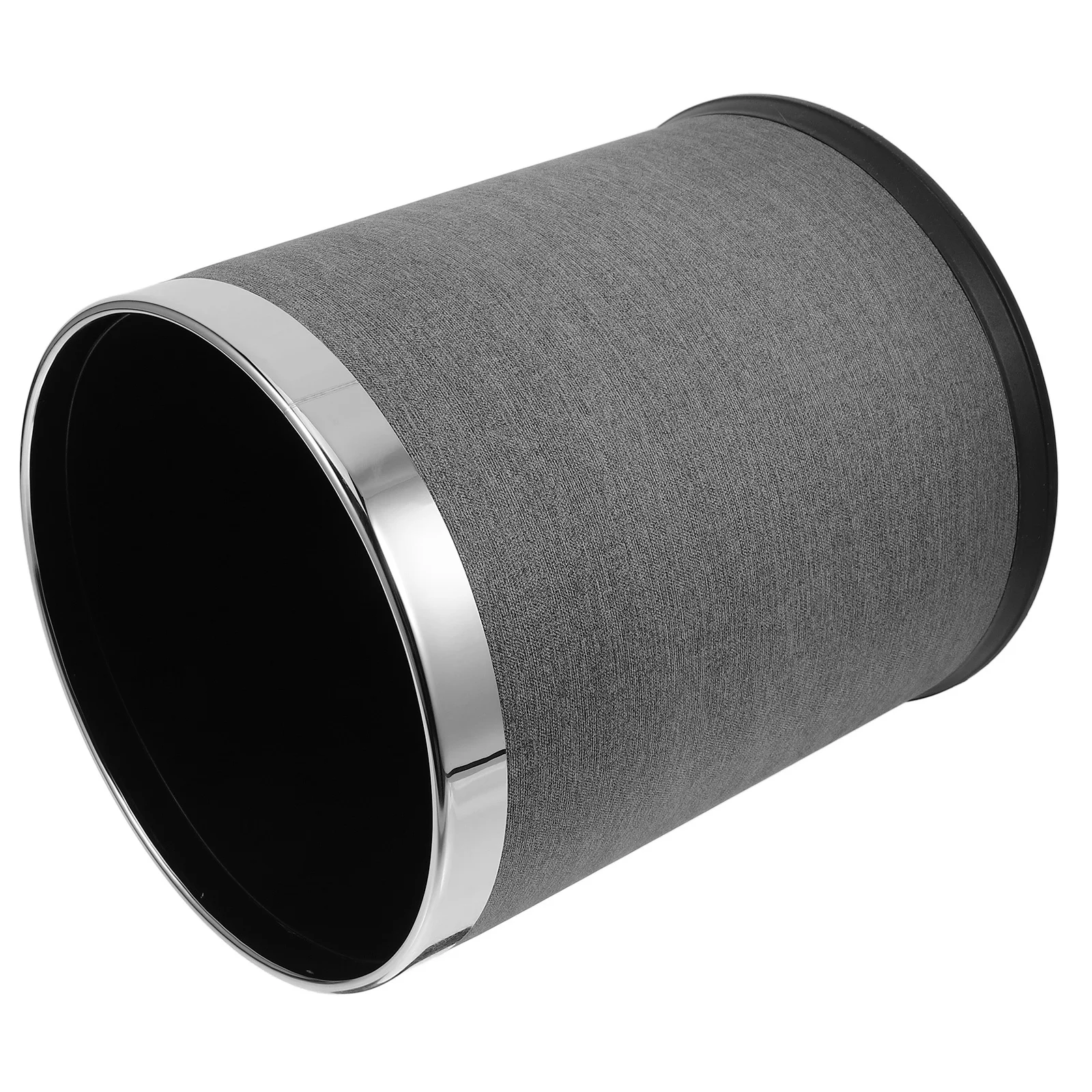 

1 Large Capacity Vintage Round Trash Can Removable Inner Bucket For Bathroom Bedroom Kitchen Hotel Waste Bin Indoor Use
