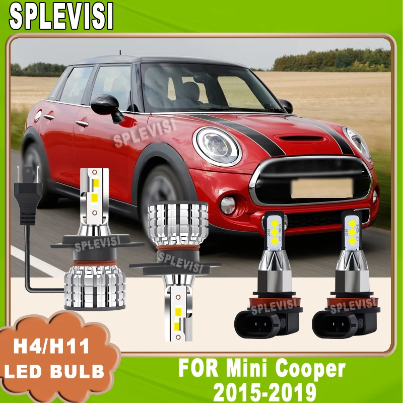 

Halogen Replacement Plug-and-play Save Labor Warranty 2-4pcs LED Headlight Fog Light For Mini Cooper 2015 2016 2017 2018 2019