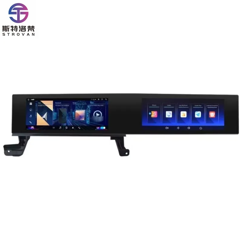 STLF CLRAK For  5 Series CIC 11-12/NBT 13-17 Central Control Large Screen Android USB Navigation Co-Pilot Dual Screen