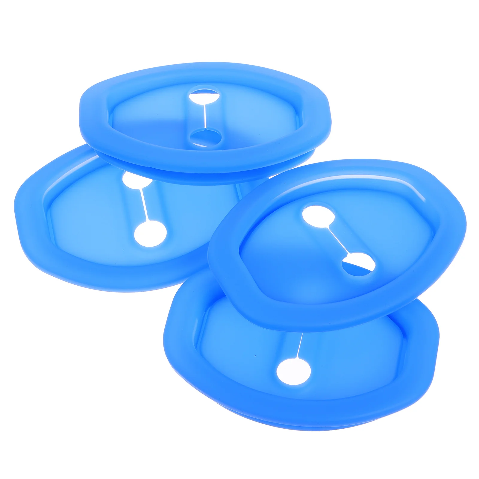 

4pcs Car Door Lock Protective Cover Thickened Silicone Shock Absorber Buffer Pad Universal Fit Durable Replacement Parts For