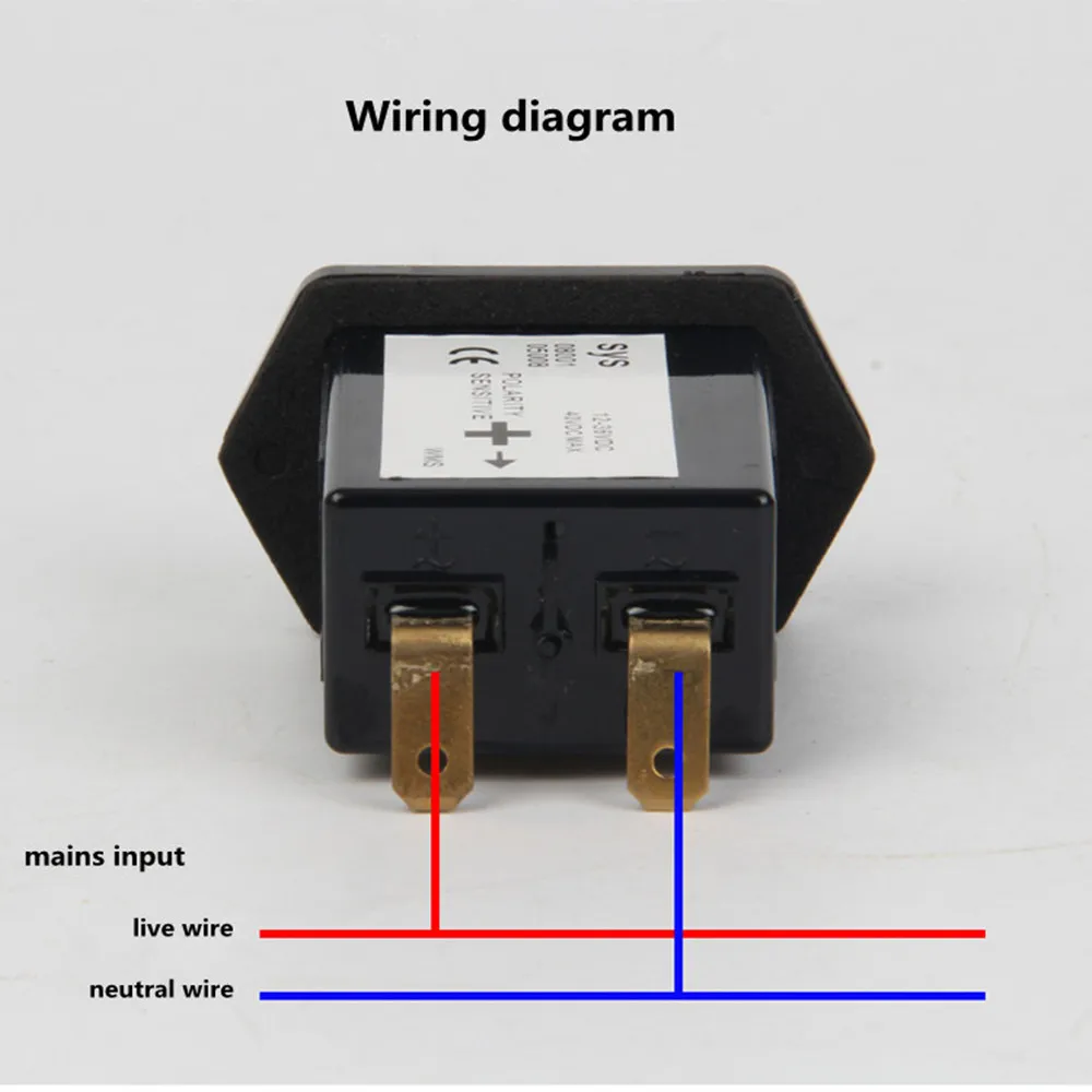 Engine Digital Hour Meter Timer DC12-36V, Multi-scene Electrical Instrument for Car Motorcycle Marine Boat Lawn Truck Tractor