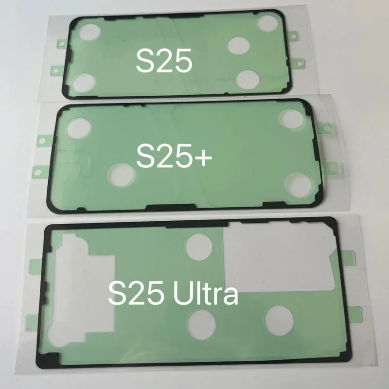 

2PCS Back Glass Cover Housing Case Sticker For SamSung Galaxy S25 Ultra S25 Plus S25+ Rear Battery Door Adhesive Tape