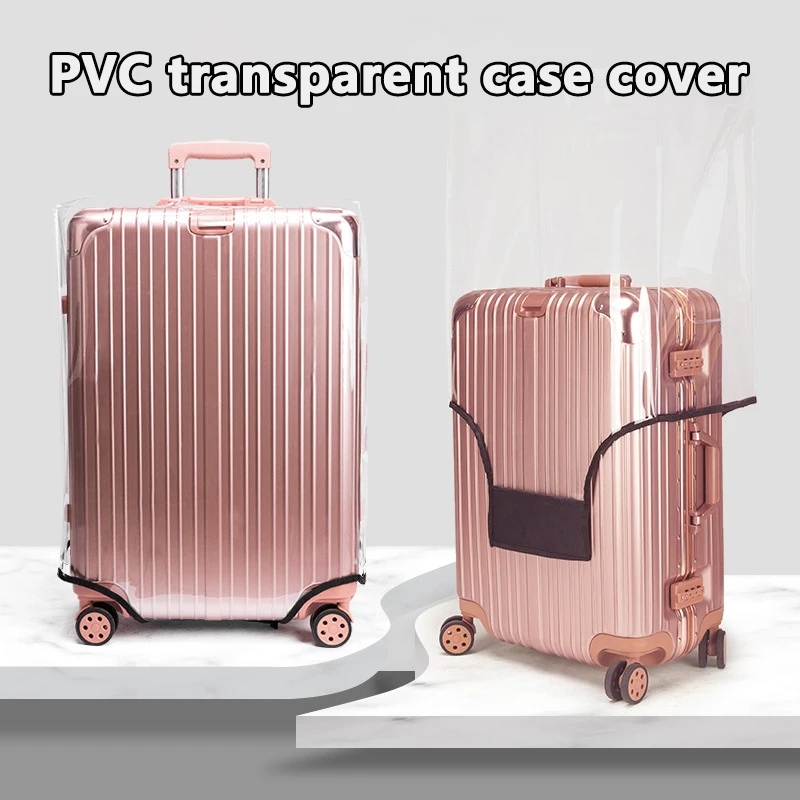 New Full Transparent Luggage Protector Cover Waterproof Dustproof Durable Suitcase Cover Protector Travel Accessories PVC Case