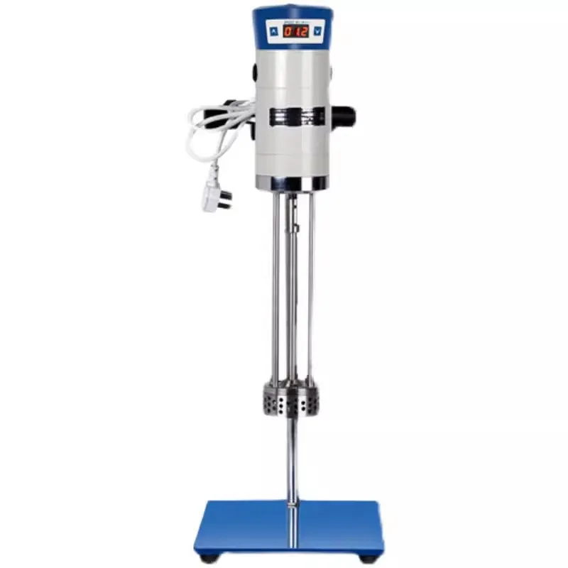 220V JRJ300-CSH Shearing Emulsifying Mixer Digital CSH Display Timer High-Speed Homogeneous Mixer 200-11000r/min