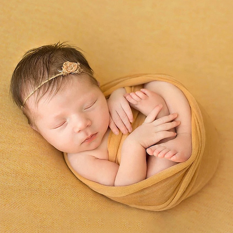 

Newborn Photography Wraps Soft Stretch Blanket Wrap New Born Gift Outfit Studio Shooting Photo Props Accessories