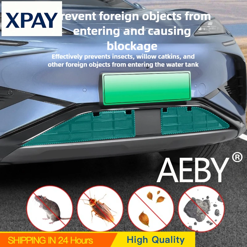 Nuevo coche EBY para BYD Sealion 7 2024 malla de parrilla de coche, protector contra insectos de parachoques delantero con Clip, protección antimosquitos, acceso Exterior de coche