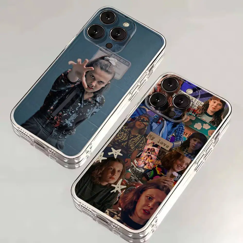 

Millie Brown Stranger Phone Case For iPhone 17 Pro Max 16 13 11 15 14 12 17 Air 17Promax Soft Silicone Shockproof Funda Cover