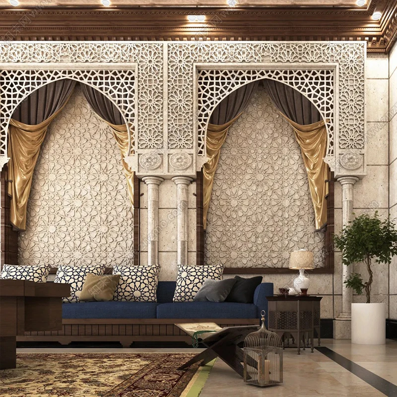 30x30cm Decorative 3D Wall Panels in Diamond Design Star Wallpaper Mural Tile-Panel-Mold 3D wall stickers Arab muslim decoration