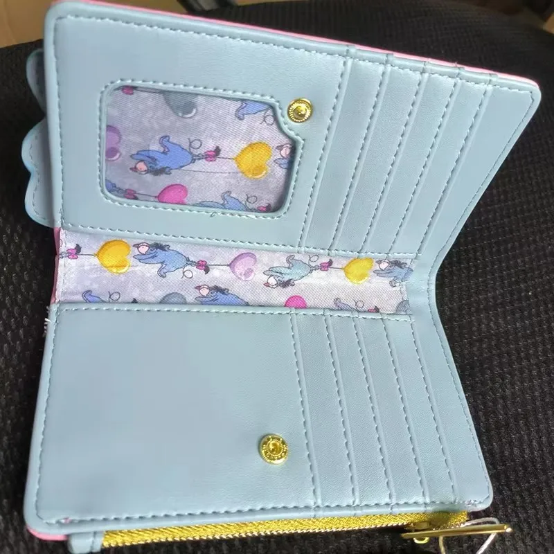

New Disney Eeyore Loungefly Wallet Clutch Purse Women'S Purse Card Bag Double Fold Coin Purse Card Package For Girlfriend Gifts
