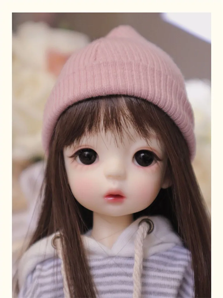 Warm Street Elastic Round Hat for BJD Doll 1/6 1/4,1/3 Uncle Doll Clothes accesorios de ropa para muñecas CPB15