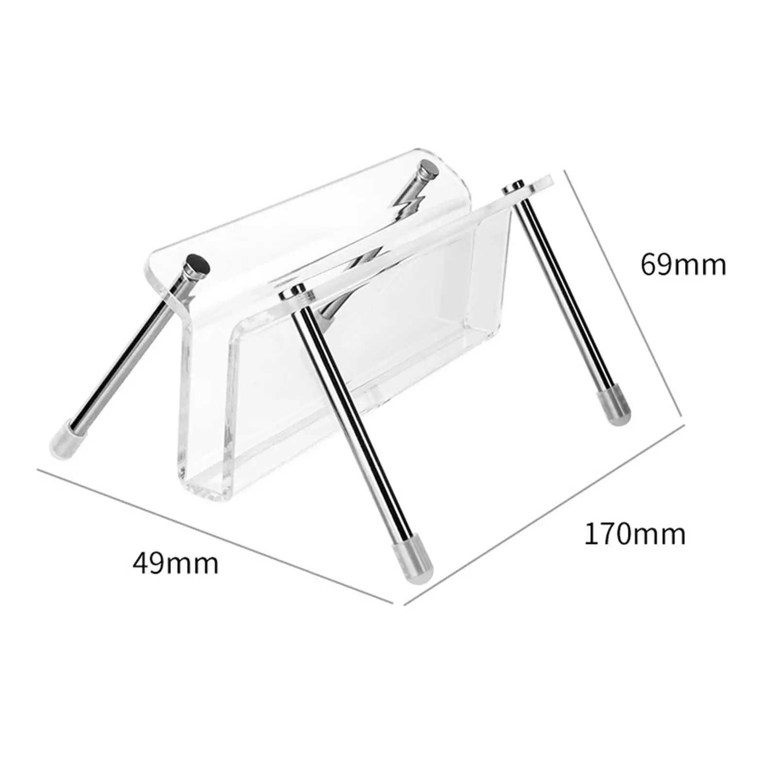 Record Stands Holder, Albums CD Holder Stand, Multipurpose Easy Assembly Desktop