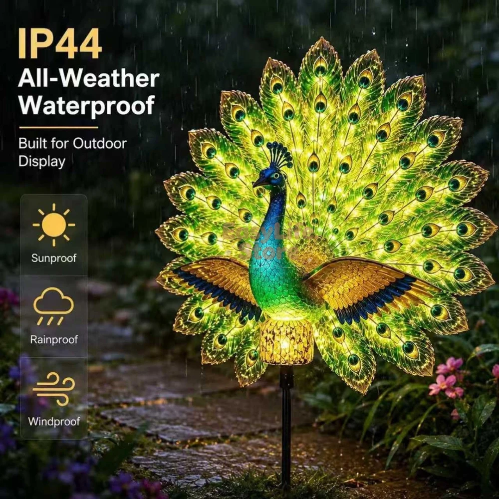 Escultura de Pavão Solar para  - Lighting Decoration Outdoor avaliação e preço