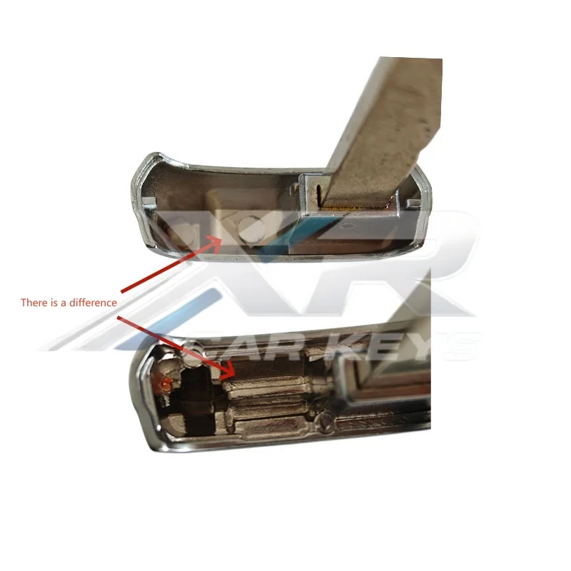 Image 5: Lame de clé de secours non coupée pour remplacement de clé télécommande intelligente Audi A3 A3L A6 A6L SQ7 Q7 TT A8L 2