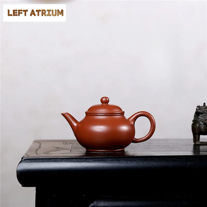 

120ml Vintage Yixing Purple Clay Teapots Handmade Pot Raw Ore Dahongpao Mud Tea Making Kettle With Strainer Chinese Zisha Teaset