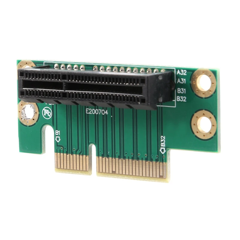 Scheda riser PCI- Express 4X Scheda adattatore a 90 gradi Scheda di estensione extender PCI-E 4X per computer chassis server 1U