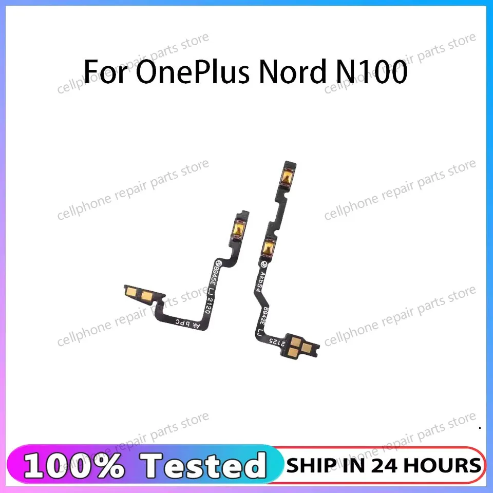 اختبار الطاقة على إيقاف كتم التبديل مفتاح التحكم في مستوى الصوت زر الكابلات المرنة ل OnePlus Nord N100 #1