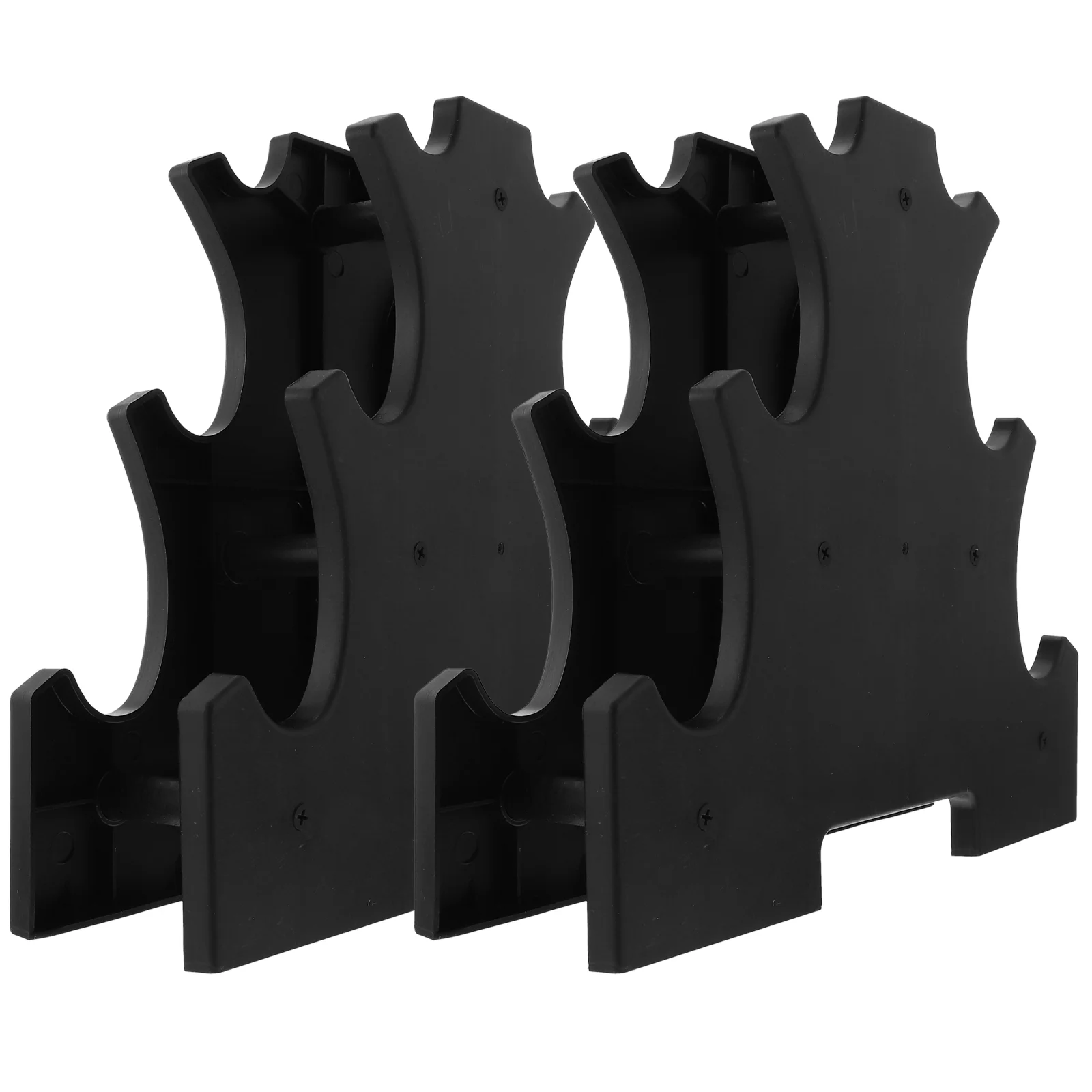 

2 Pcs Dumbbell Rack Indoor Organizer Household Stand Weight Creative Display Weights Pp Storage Wear-resistant