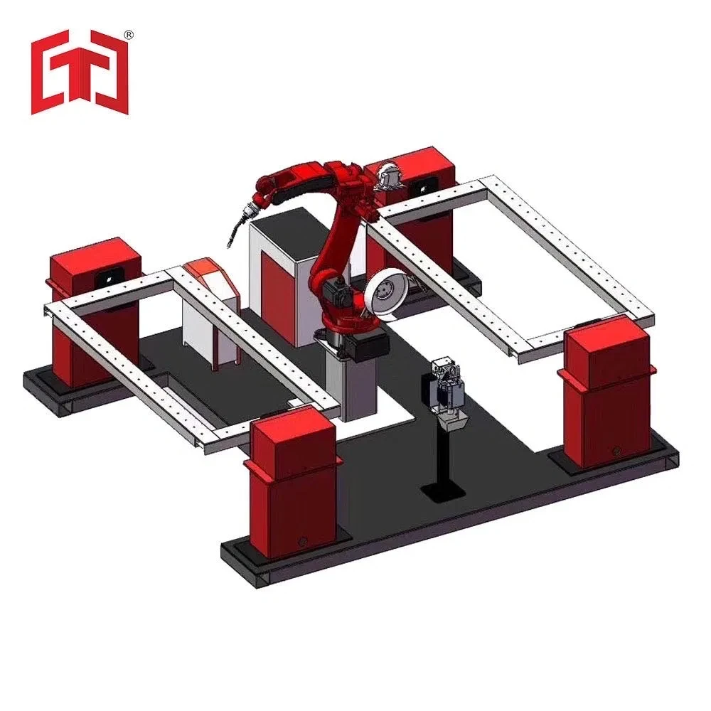 Welding Positioner For Welding Robot 1 Axis Payload 300kg/500kg/1000kg Made In China