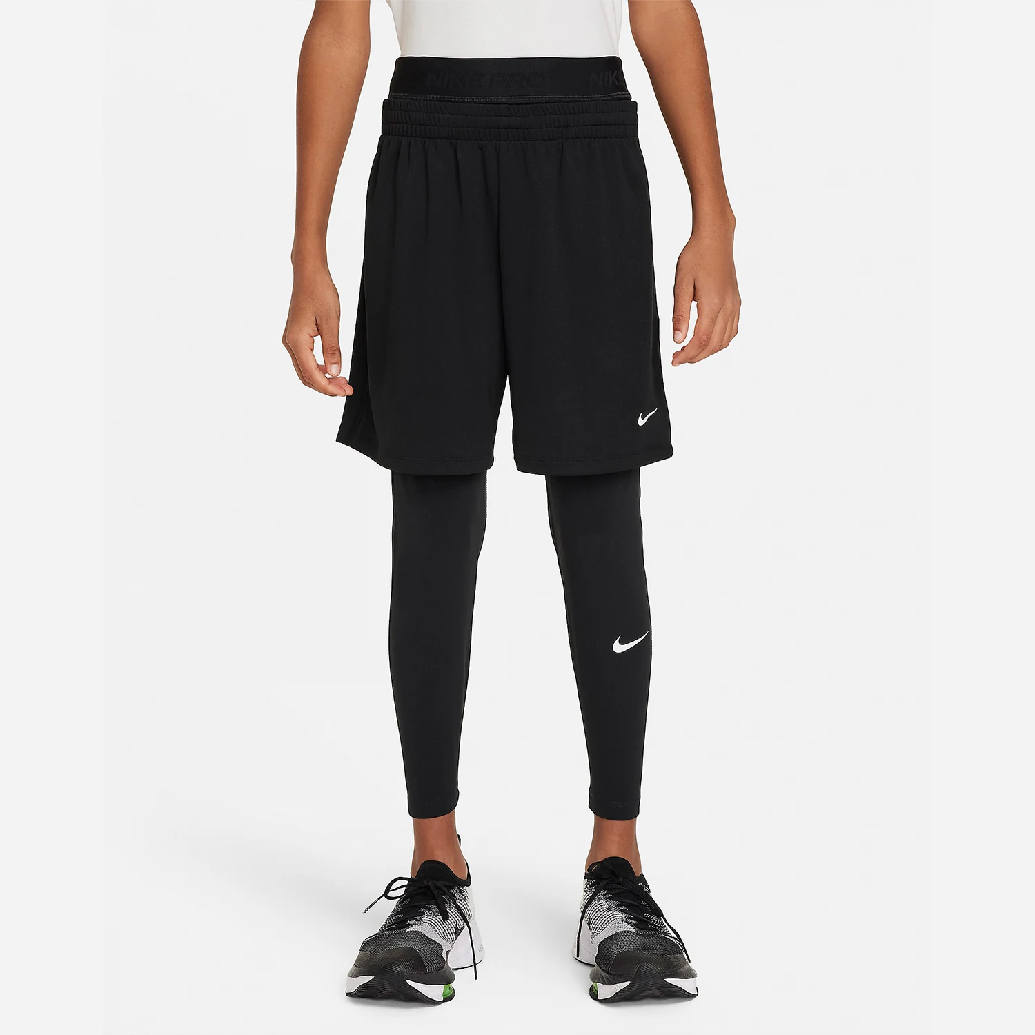 

Новые эластичные дышащие удобные спортивные брюки для тренировок Nike Authentic New Big Kids FJ6821-010