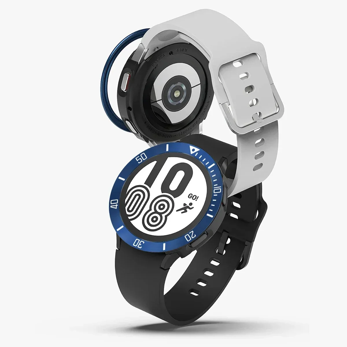 إطار معدني لساعة سامسونج جالاكسي الترا 47 مللي متر 7/6/5/4 40/44 مللي متر إطار مقياس الوقت/السرعة حلقة واقية ساعة 6/4 كلاسيكية 47 43 مللي متر